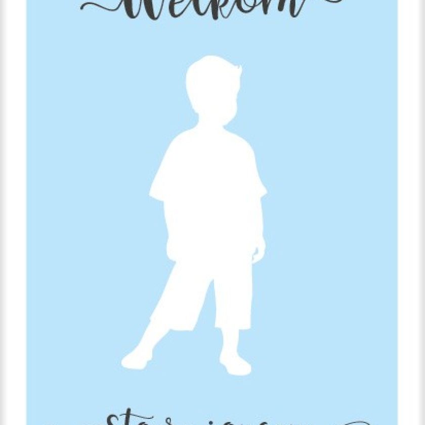 Kaart 'Welkom stoere jongen' - MA25036 -  Beautiful Day bij MajesticAlly