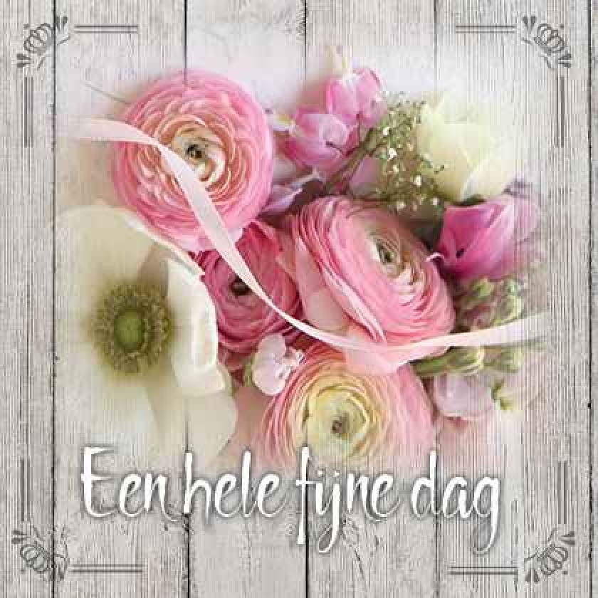 Kaart 'Een hele fijne dag' - MA19026 -  Brocante bij MajesticAlly