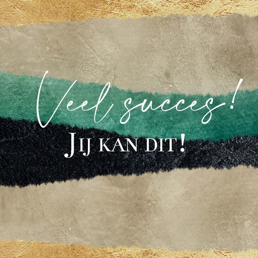 MA55018 - Wenskaart 'Veel succes, jij kan dit'