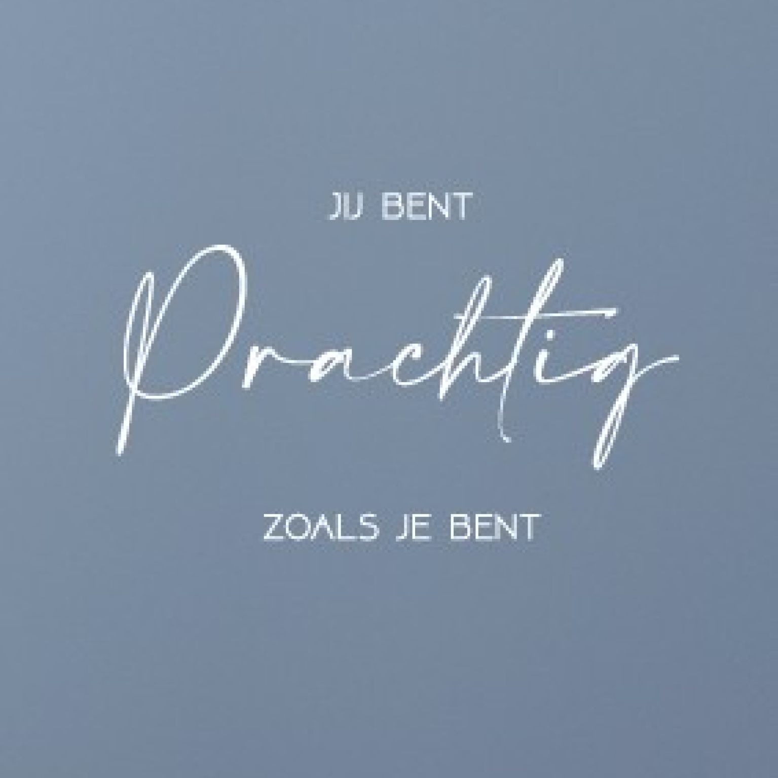 Kaart 'Jij bent prachtig' - 552619 -  Puur 2020 bij MajesticAlly