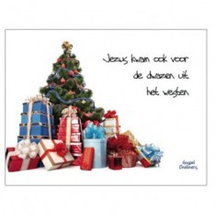 Voordeelpakje 1 'Gospeloneliner kerstkaarten' - 16 stuks - MA46350 -  Voordeelpakjes kerst bij MajesticAlly