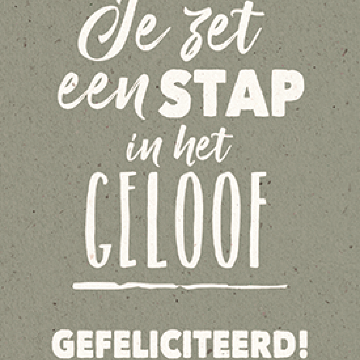 Je zet een stap in het geloof - 552865 -  Kaarten bij MajesticAlly