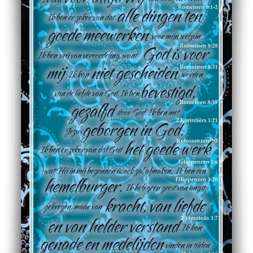 Bemoedigingskaart - 'Ik ben veilig' - 44125 -  Kaarten bij MajesticAlly