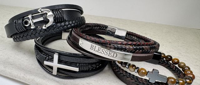 CAT02 B armbanden leer LR 78cb7331