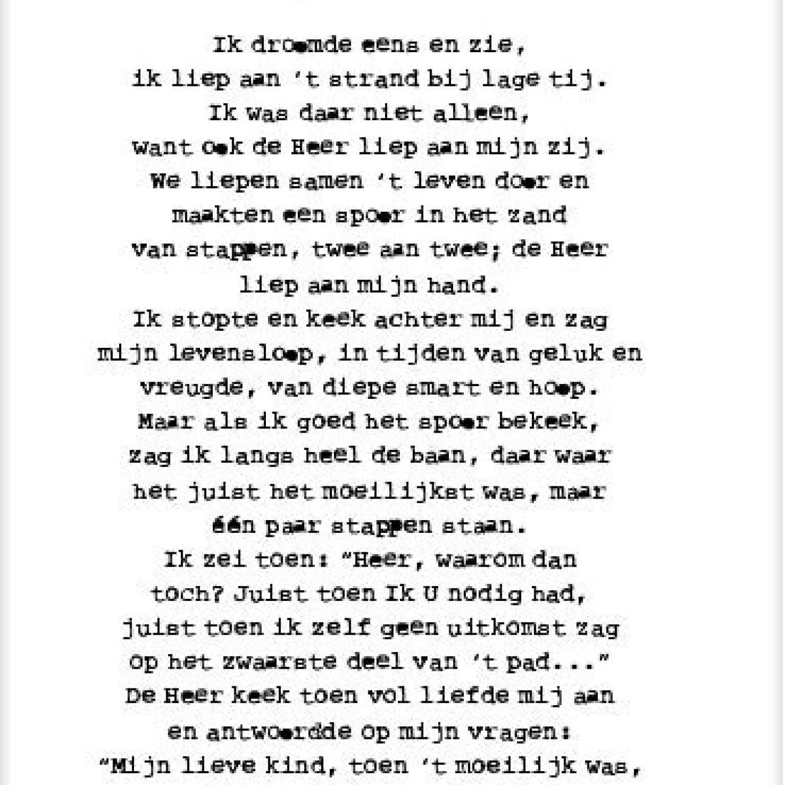 Kaart voetstappen in het zand - MA35001 -  Interieurkaarten bij MajesticAlly