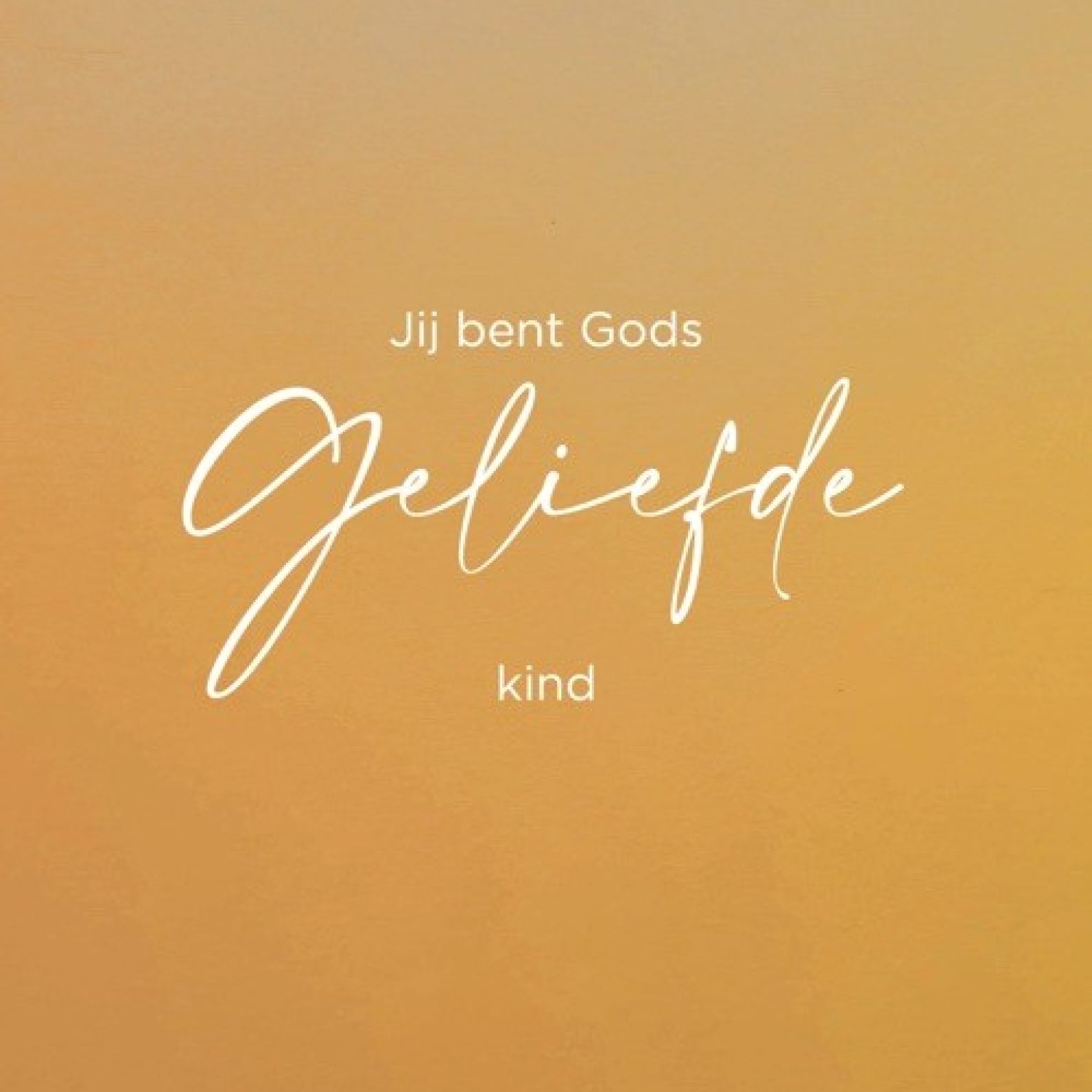 Poster 50x70 Jij bent Gods geliefde kind - 552633P -  Posters XL  bij MajesticAlly