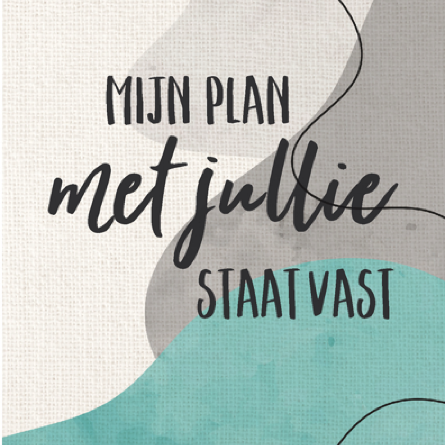 Wenskaart 'Mijn plan met jullie' - MA43038 -  Courage bij MajesticAlly