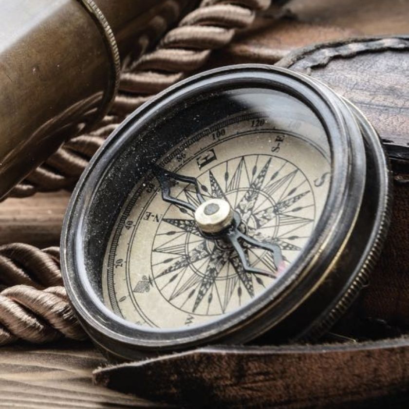 Kaart 'Kompas' - MA40015 -  Landelijk bij MajesticAlly