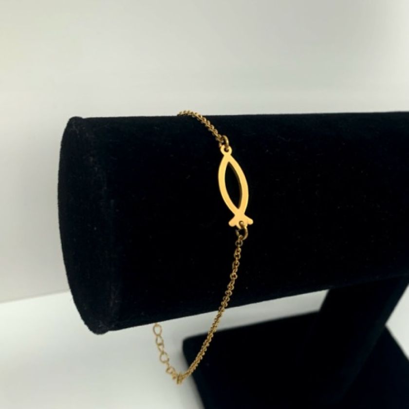 MA47210 - armband Ichtus Visje goud