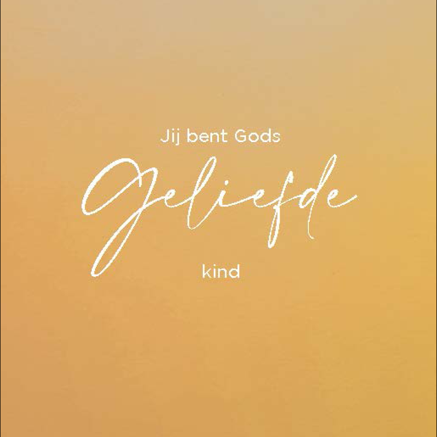 Interieurbord 'Gods geliefde kind' - 552633B -  Interieurborden bij MajesticAlly