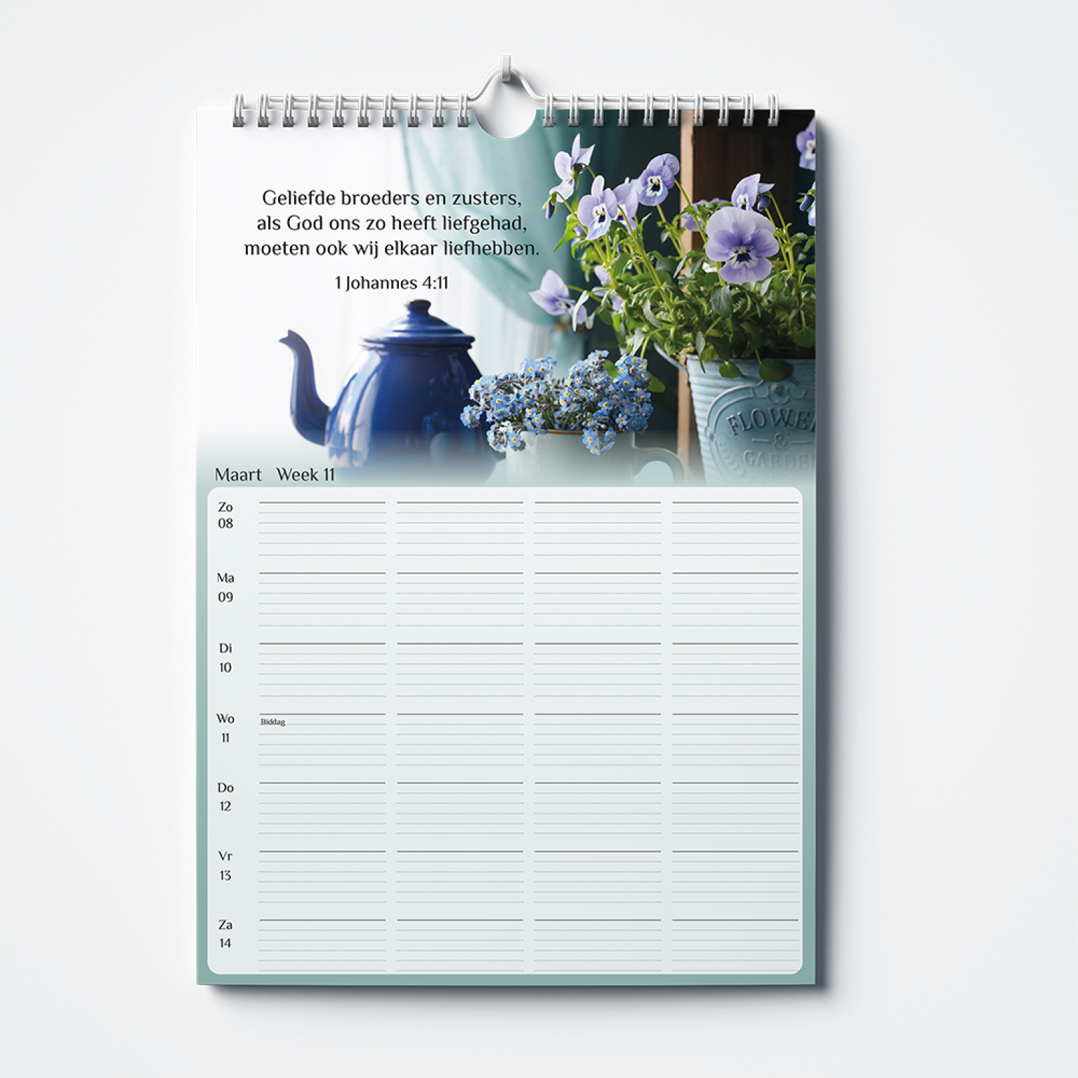 Weekplanner Landelijk MA 2026 Maart 85ab10c8