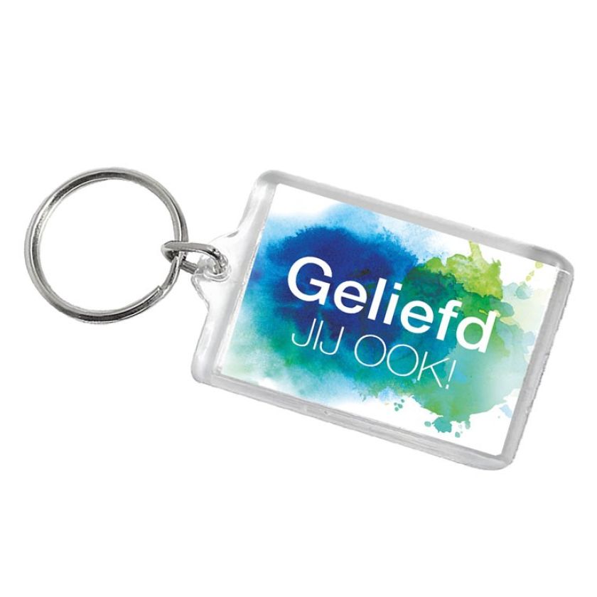 Sleutelhanger 'Geliefd. Jij ook!' - MA34135 -  Hour of Power bij MajesticAlly