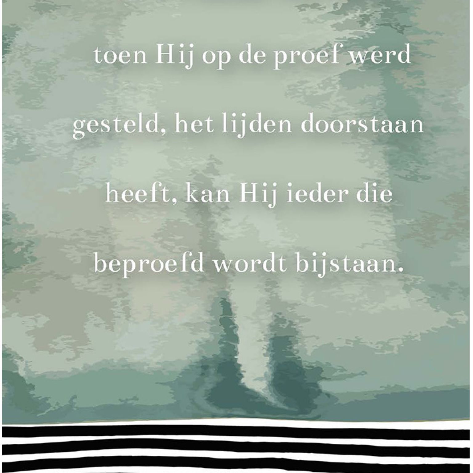 MA55213 Minikaartje 'Hij kan bijstaan'