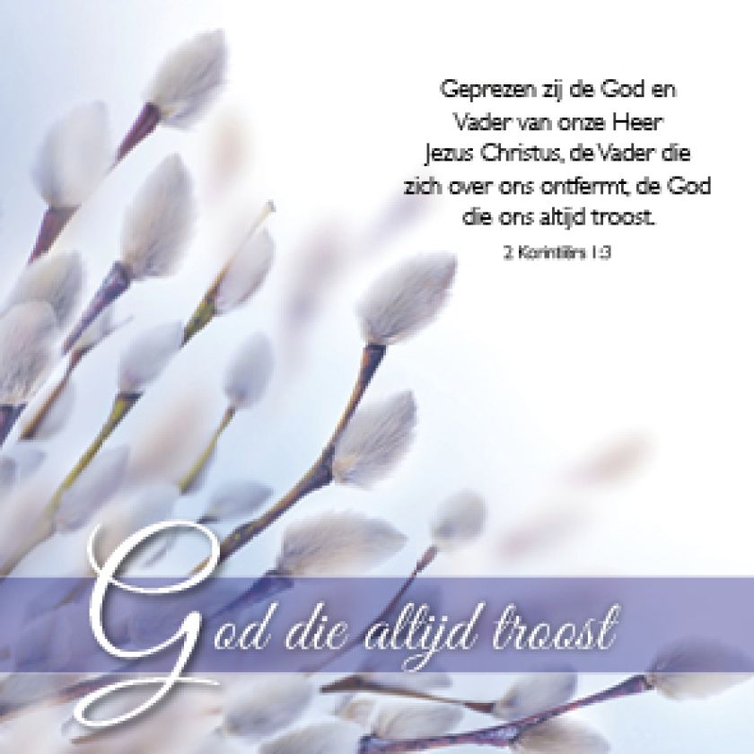 Kadokaartje God die altijd troost - MA46206 -  Cadeaukaartjes bij MajesticAlly