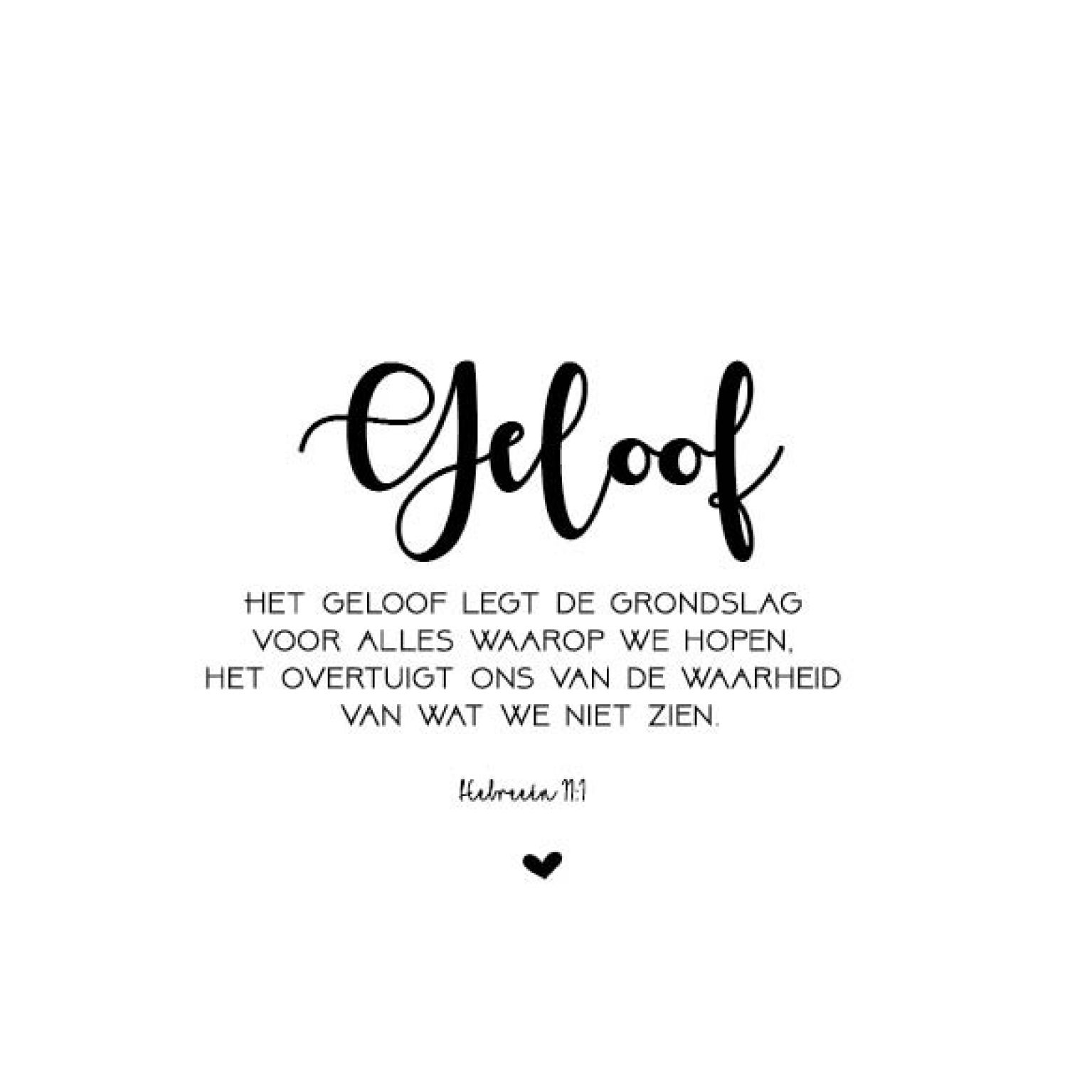 Kaart 'Geloof' - MA32030 -  Words&Letters bij MajesticAlly