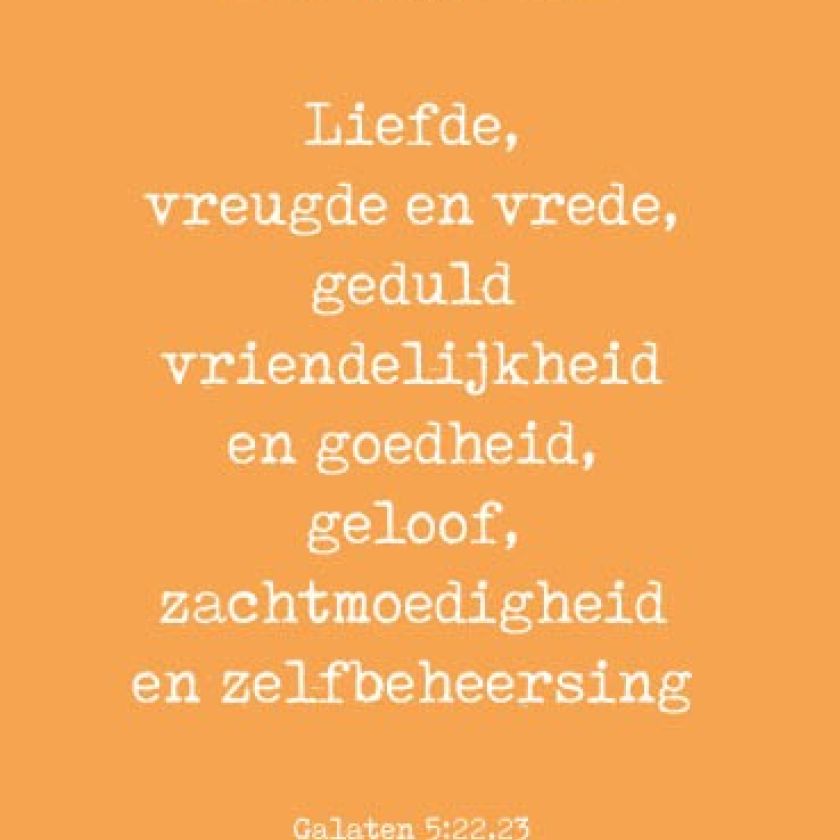 Kaart vrucht van de Geest - MA35013 -  Interieurkaarten bij MajesticAlly