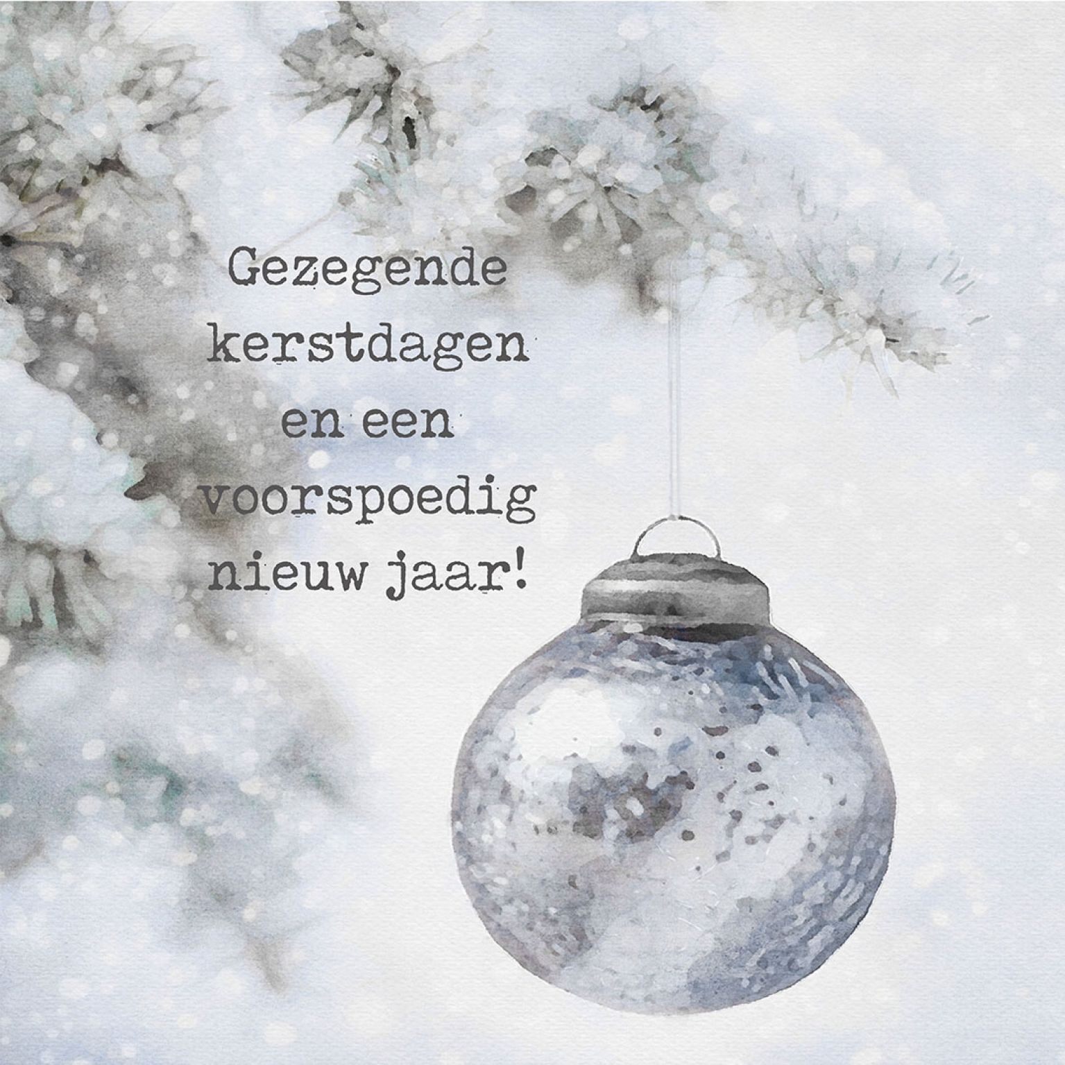 MA41208 - Minikerstkaart 'Kerstbal'