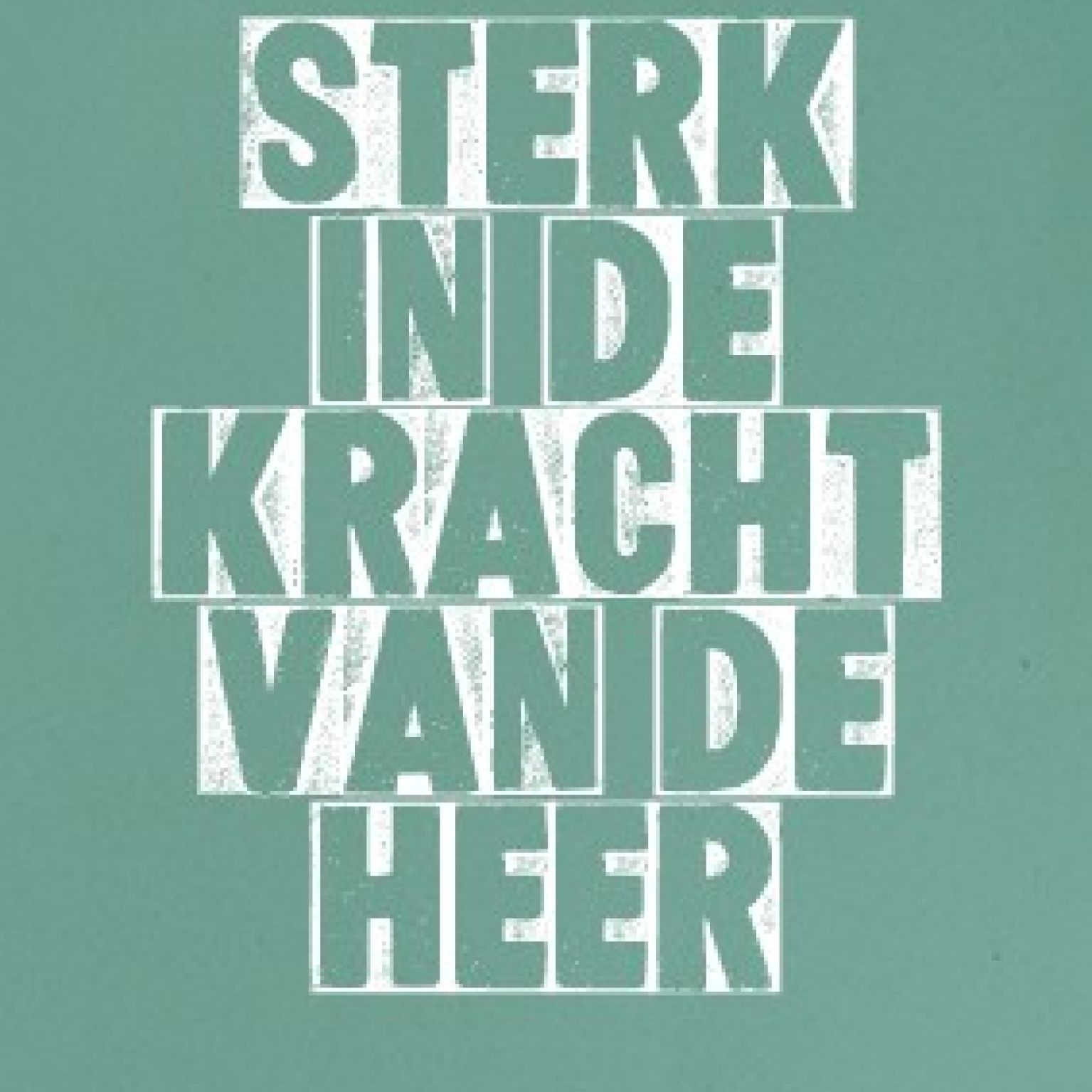 Kaart 'Sterk in de kracht van de Heer' - 552628 -  Puur 2020 bij MajesticAlly