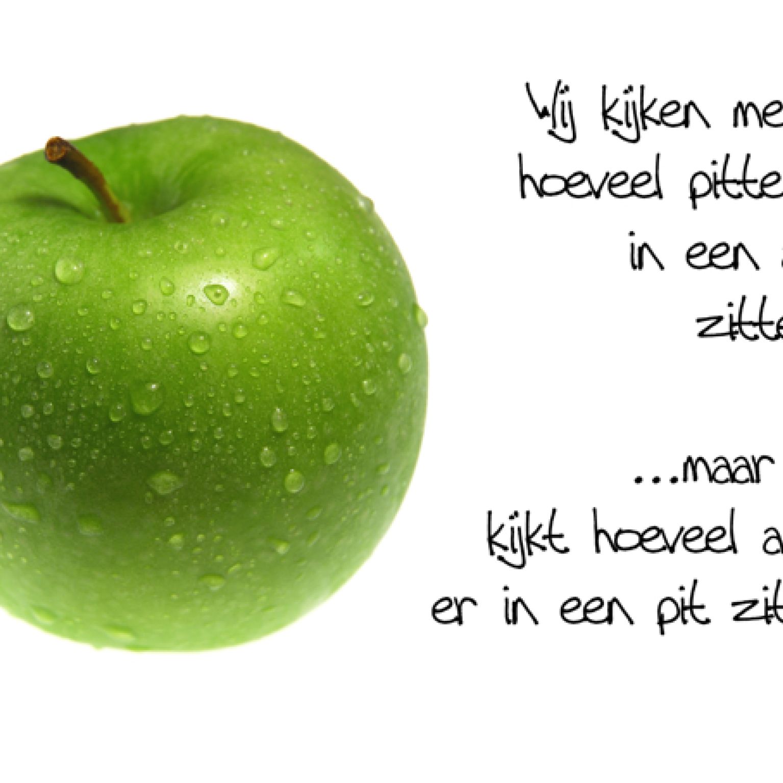 46301 Gospel Oneliner Wij kijken meestal hoeveel pitten 8f79d47d