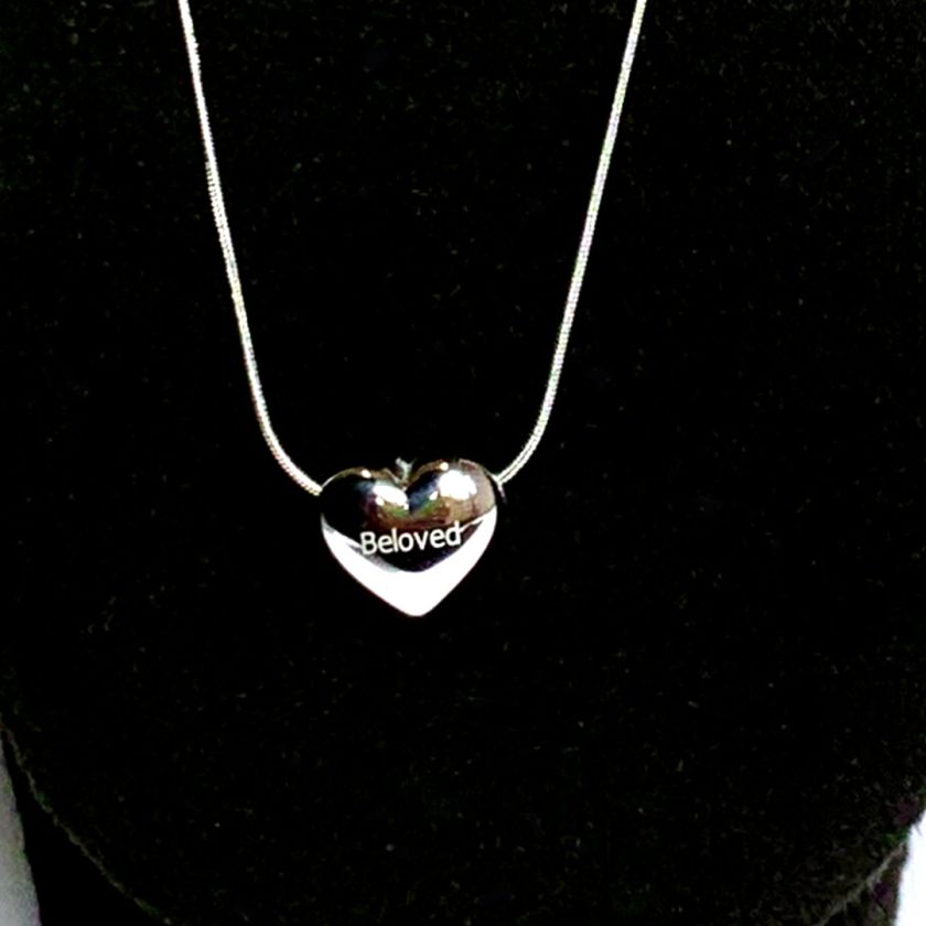 MA47010 - Ketting Hanger Beloved - Zilver