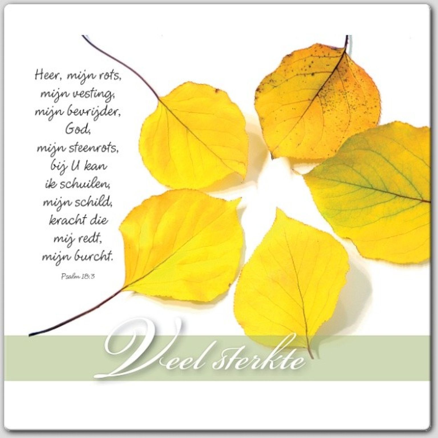 Wenskaart veel sterkte - 46182 -  Sterkte & Deelneming bij MajesticAlly