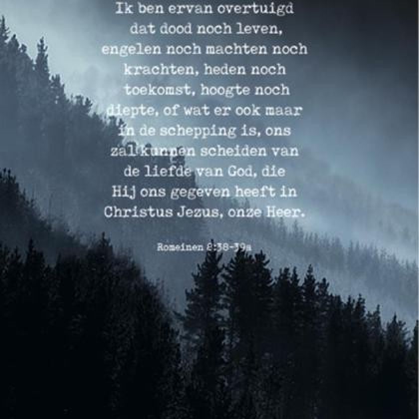 Kaartcadeau Niets kan ons scheiden van de liefde van God - MA37036 -  Kaarten bij MajesticAlly