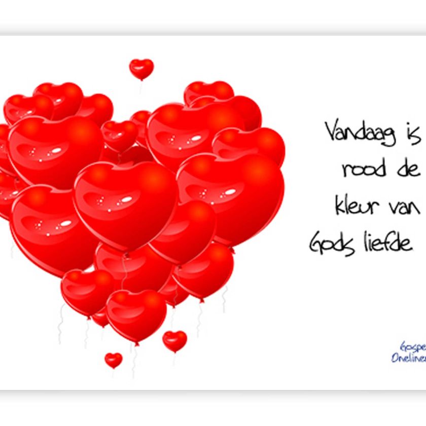 'Vandaag is rood' - MA10053 -  Valentijn bij MajesticAlly