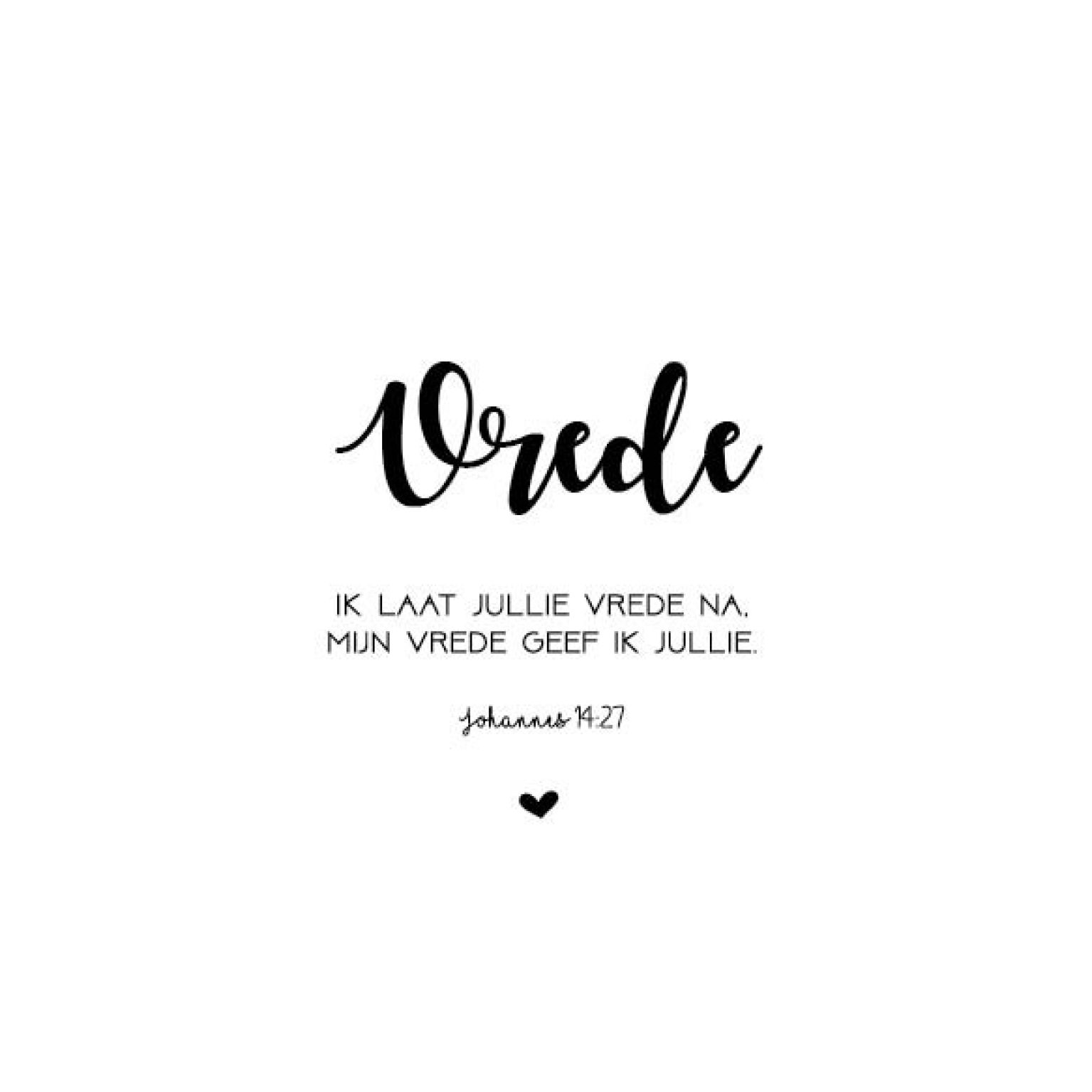 Kaart 'Vrede' - MA32025 -  Words&Letters bij MajesticAlly