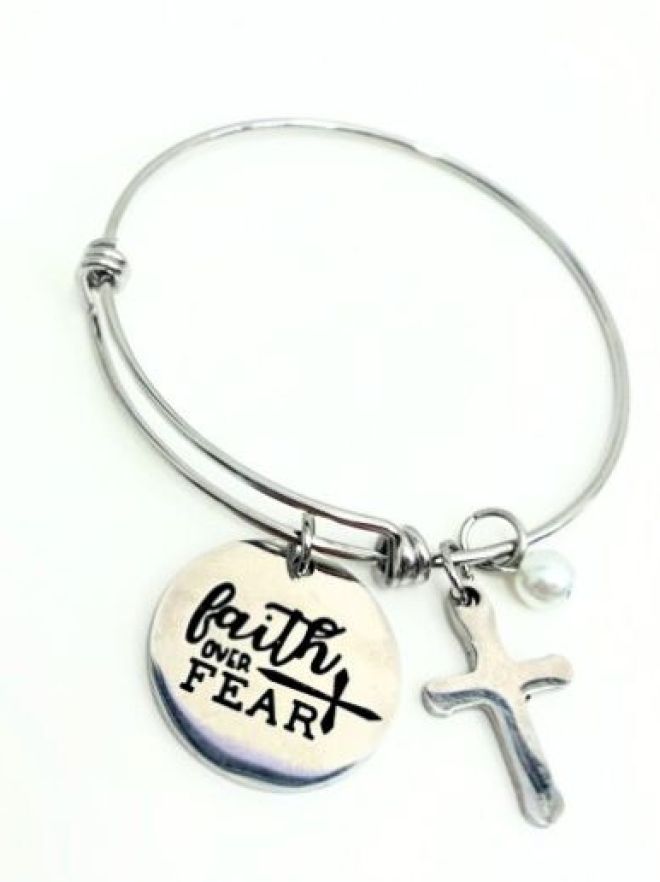MA47308 - Bangle Faith over fear