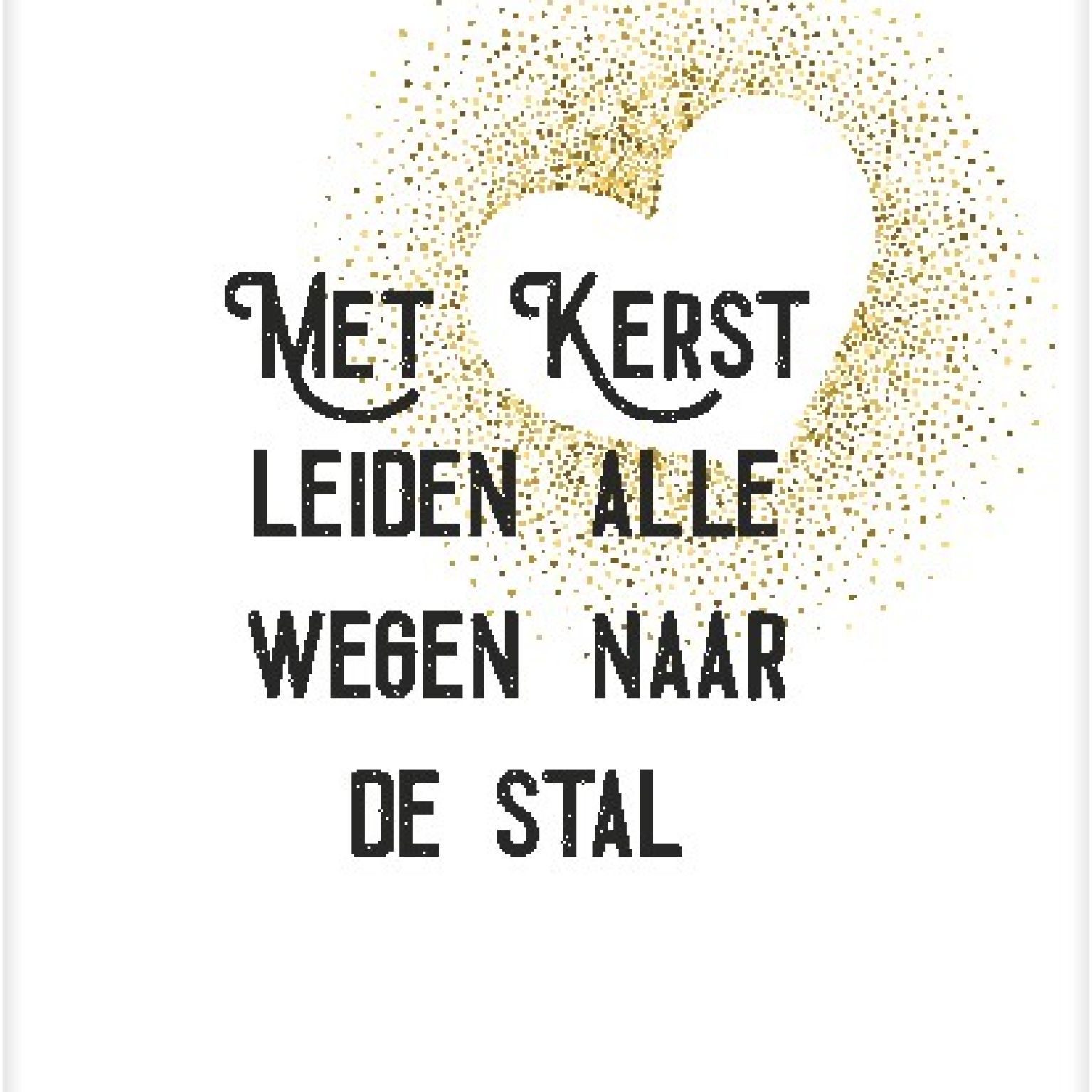 Voordeelpakje kerstkaarten 'Visje - goud' - 6 stuks - MA26050 -  Voordeelpakjes kerst bij MajesticAlly