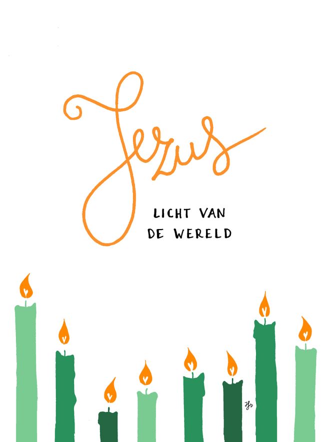 MA41313 - Kerstkaart Henrike 'Jezus Licht van de wereld'