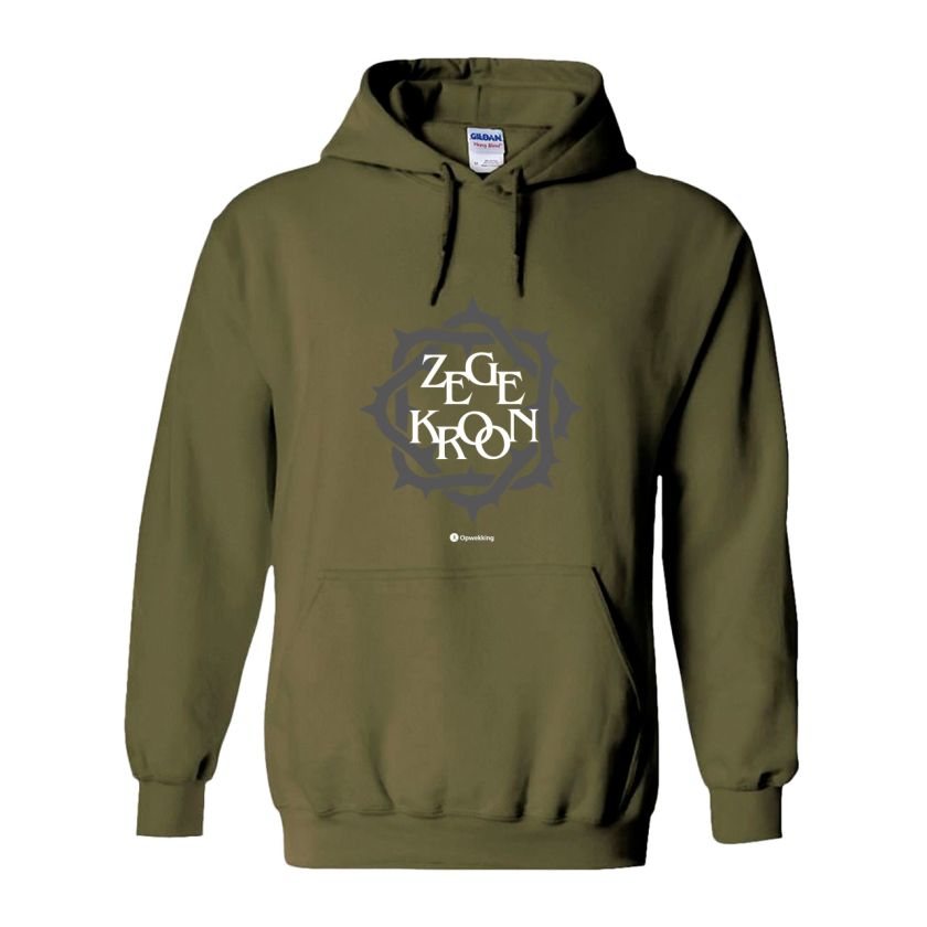 Hoodie Zegekroon Groen