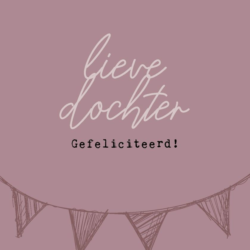 Wenskaart 'Lieve dochter' - MA44019 -  LUV2022 bij MajesticAlly