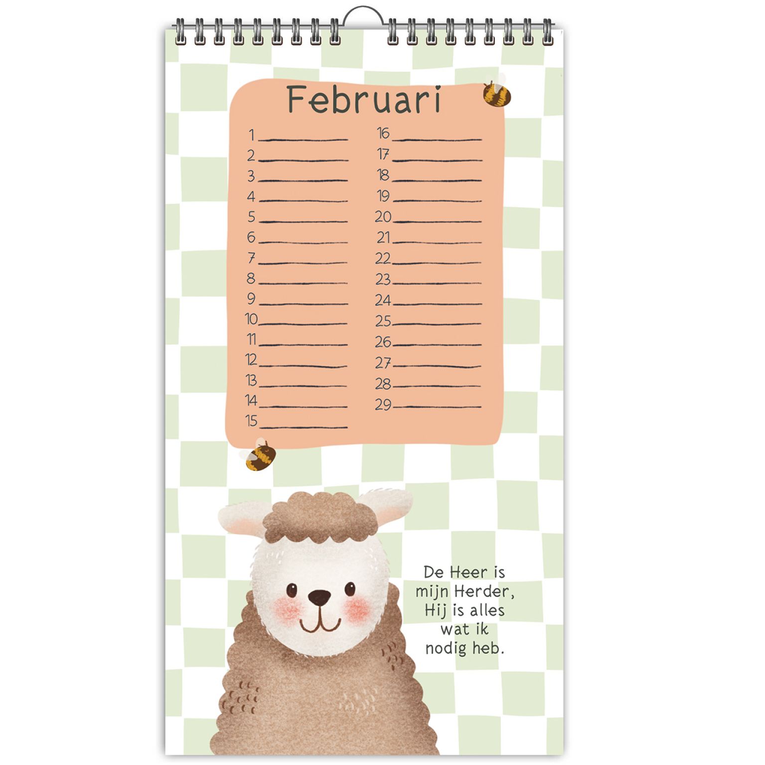 3.Verjaardagskalender kinderen Marjoleins Creations Februari a29aa309