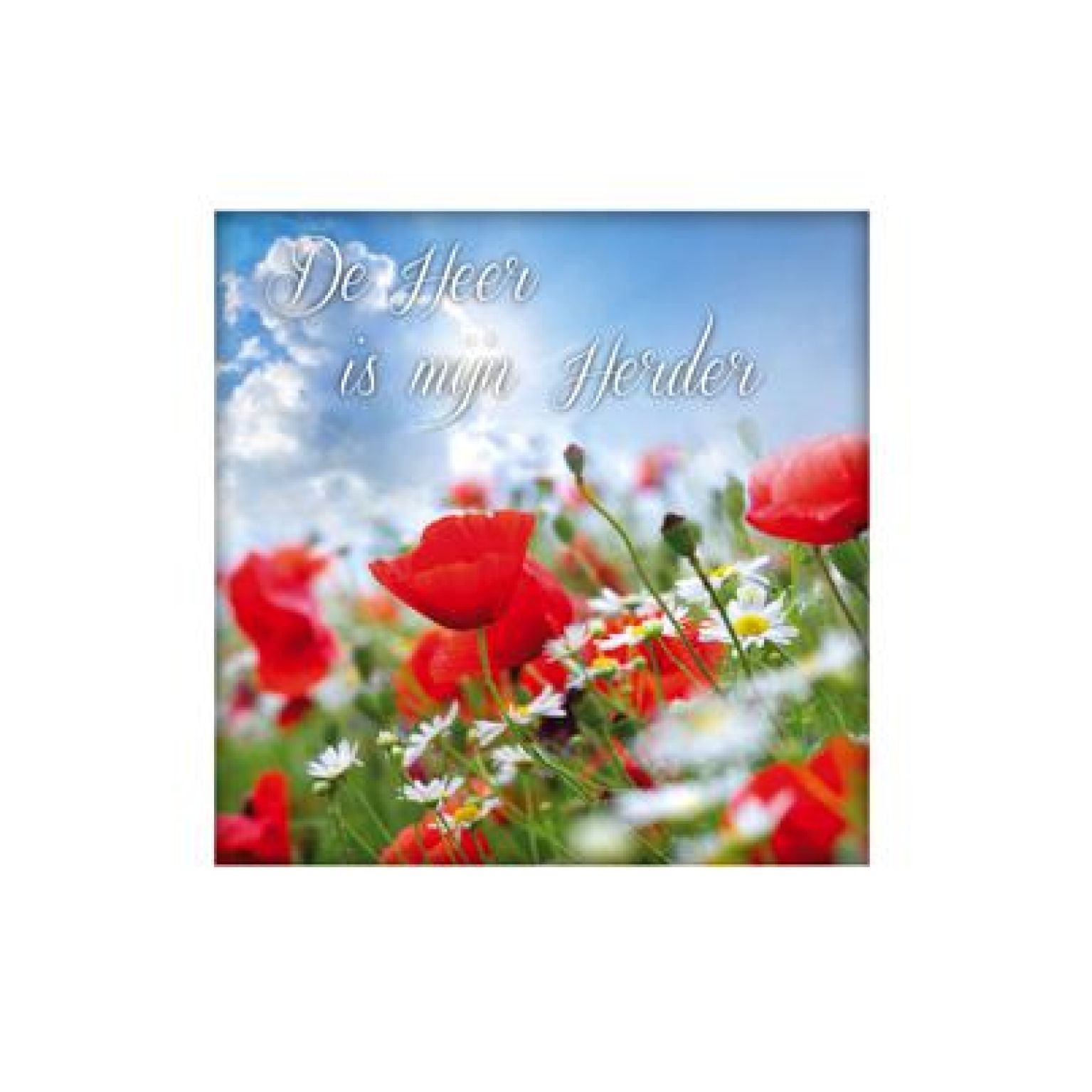 Wenskaart 'De Heer is mijn Herder' - MA14035 -  Living Melodies bij MajesticAlly