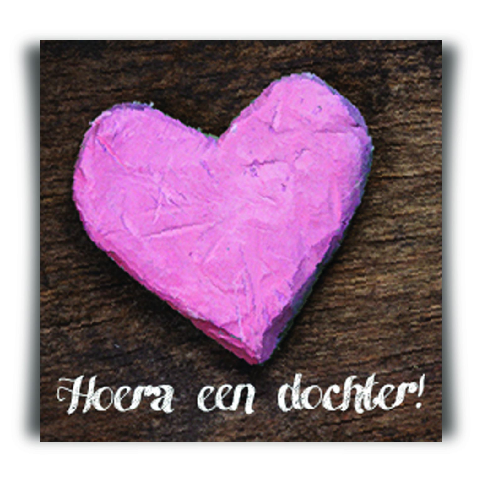 Kadokaartje hoera een dochter - MA12116 -  Cadeaukaartjes bij MajesticAlly