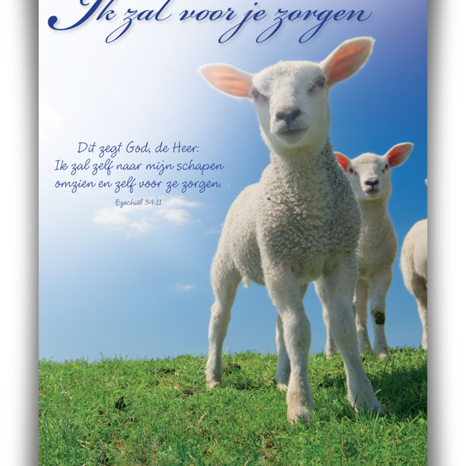 Poster A4 'Ik zal voor je zorgen' - 46806 -  Wanddeco/posters bij MajesticAlly