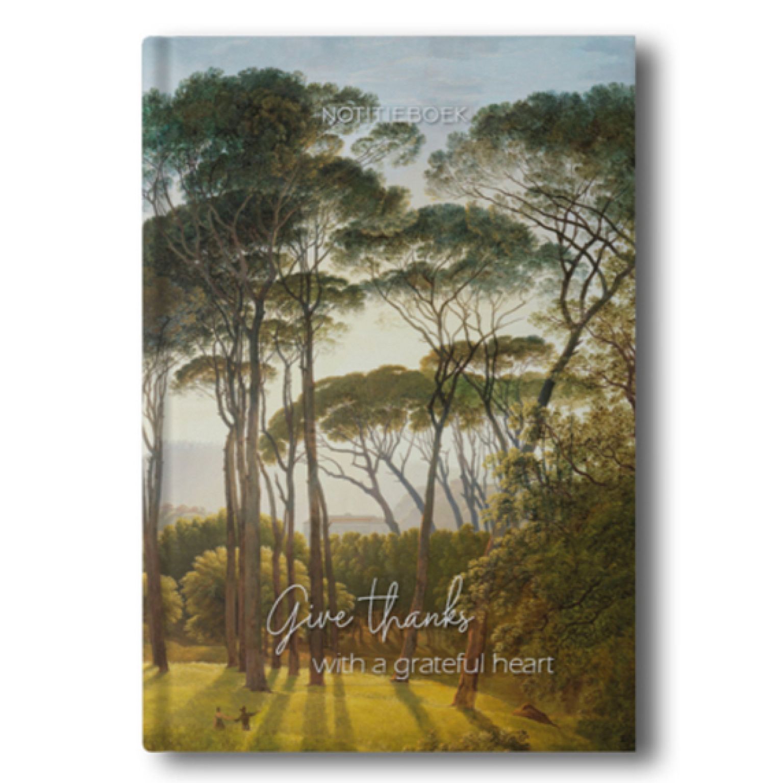 Notitieboek Give thanks with a grateful heart