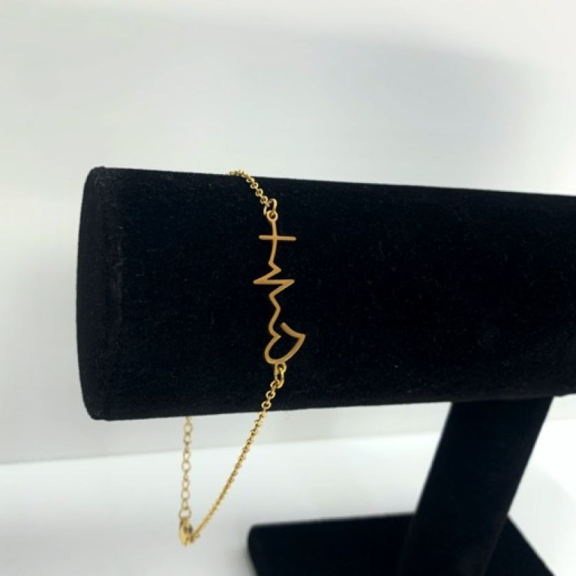 MA47204 - Armband hartslag goud