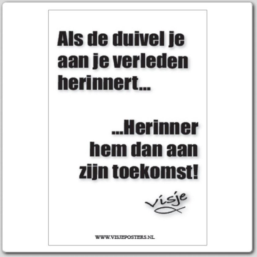 Kaart visje als de duivel je aan je - 44075 -  Visje kaarten bij MajesticAlly