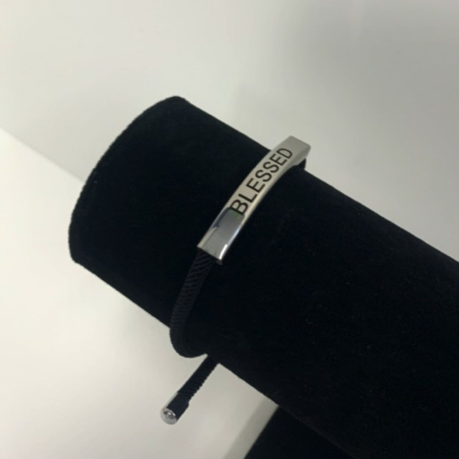 MA47612 - Touwarmband Blessed zwart