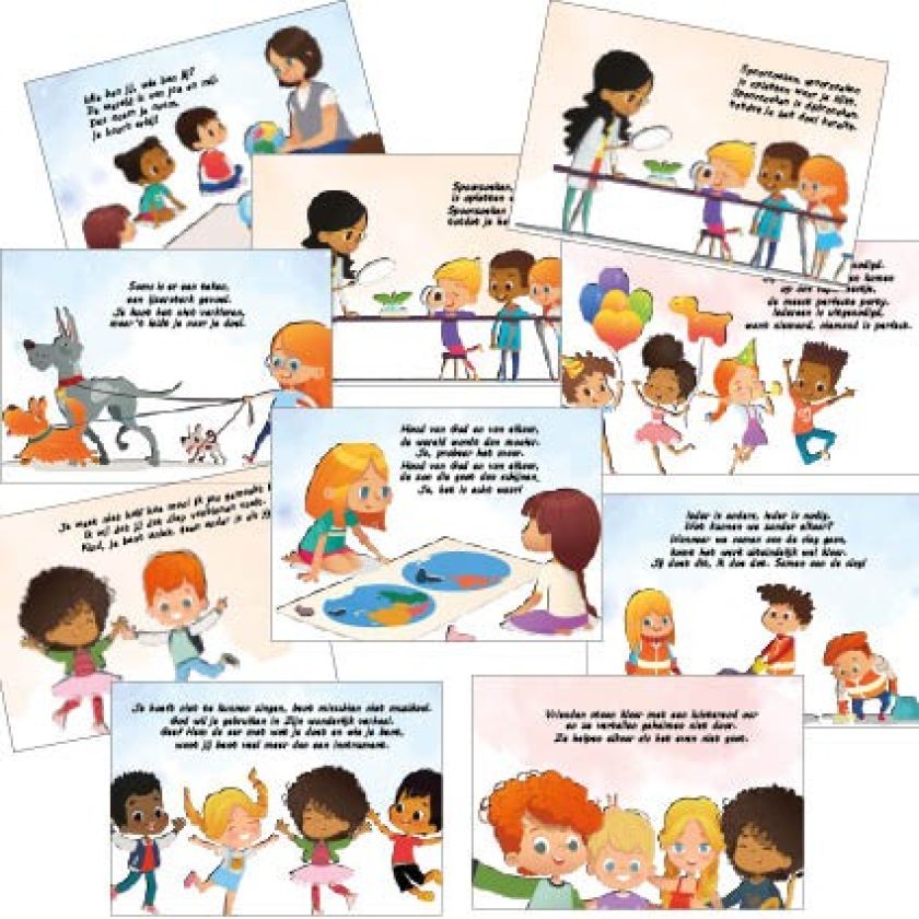 * Voordeelset 12 kinderkaarten - MA13200 -  Voordeelpakjes bij MajesticAlly