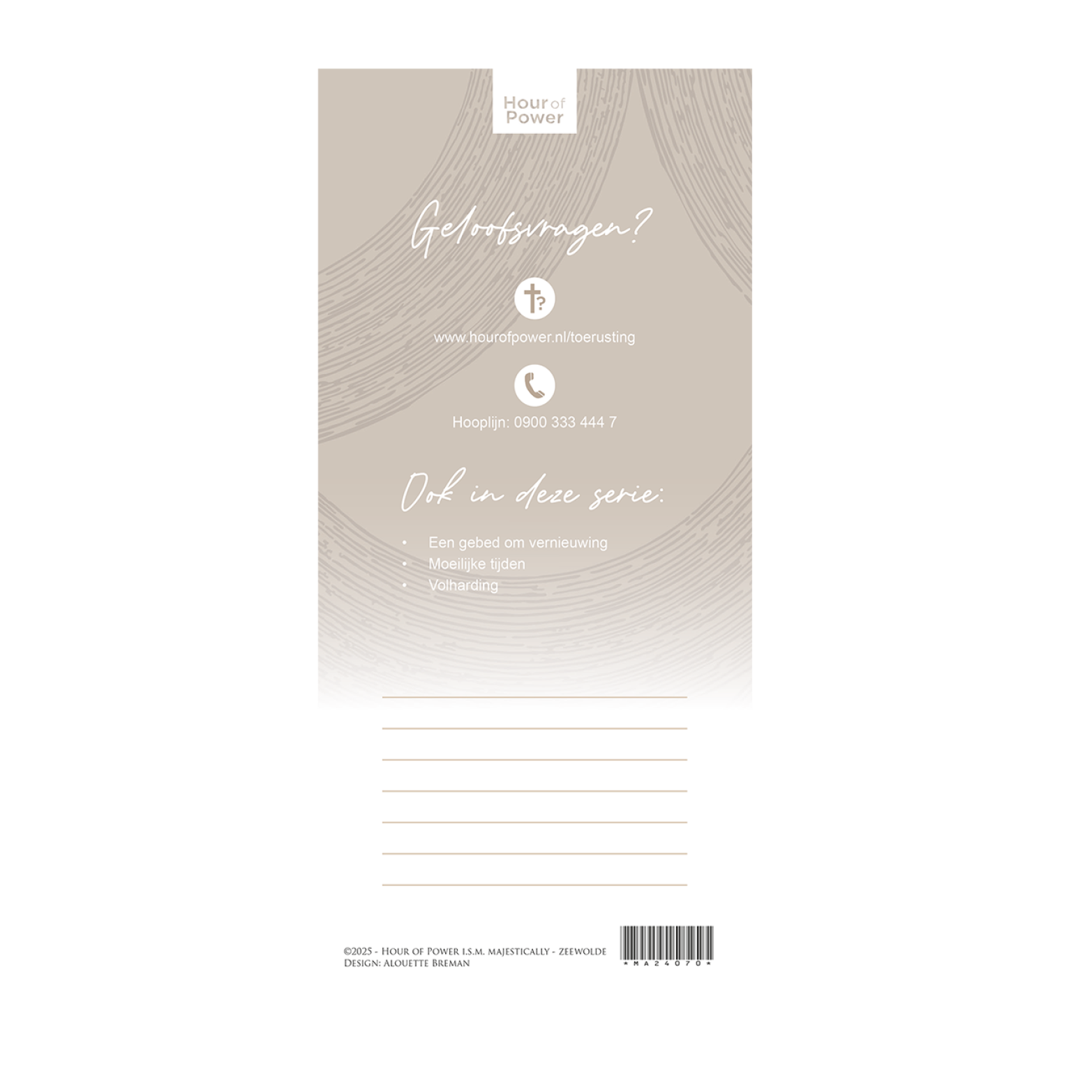 MA24070 Overwinning op bezorgdheid en angst aed962fa