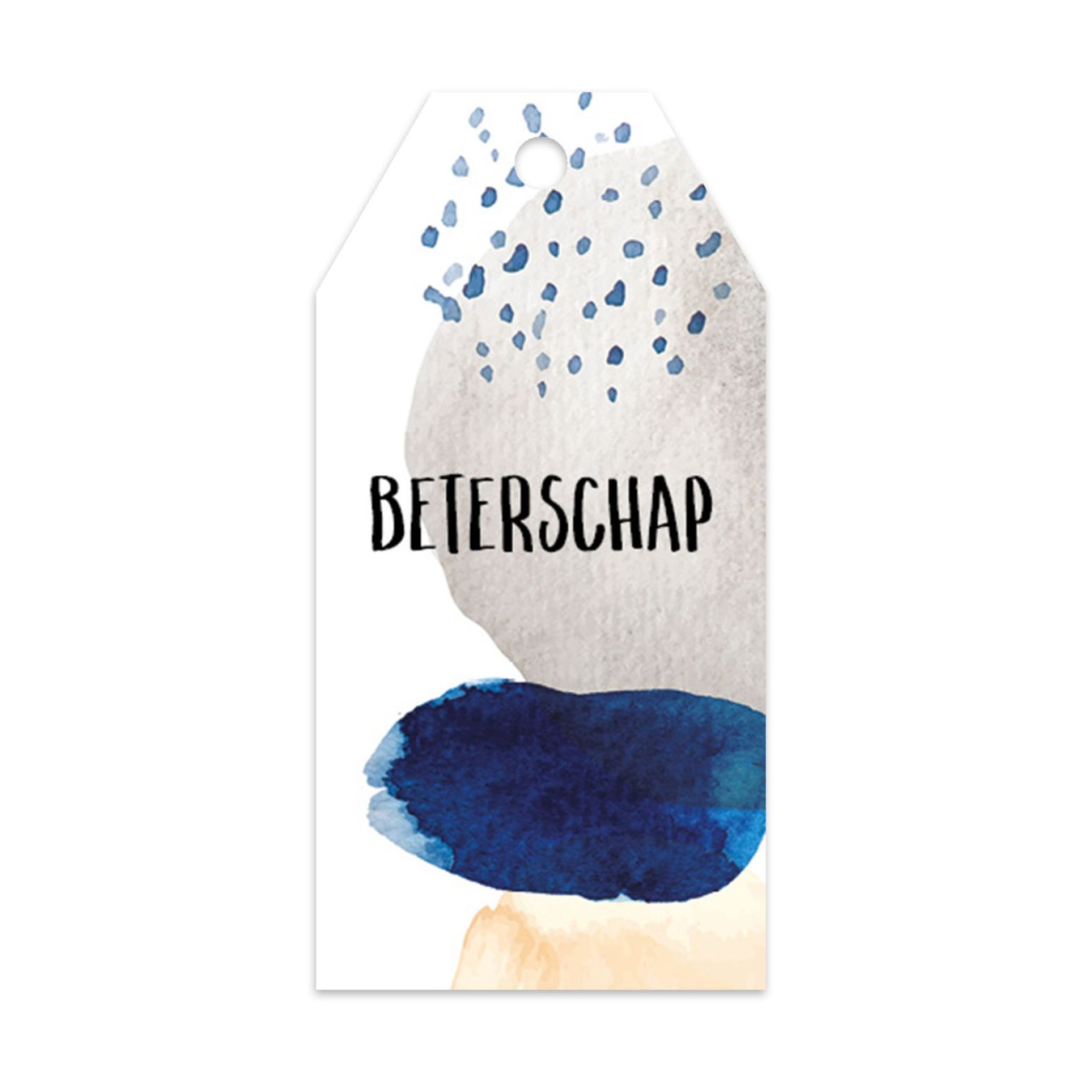 Cadeaulabel 'Beterschap'