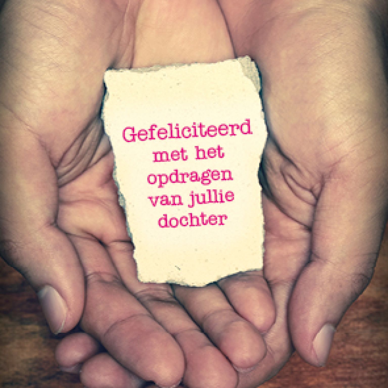 Kaart 'Gefeliciteerd opdragen dochter' - MA15010 -  Lifestyle bij MajesticAlly