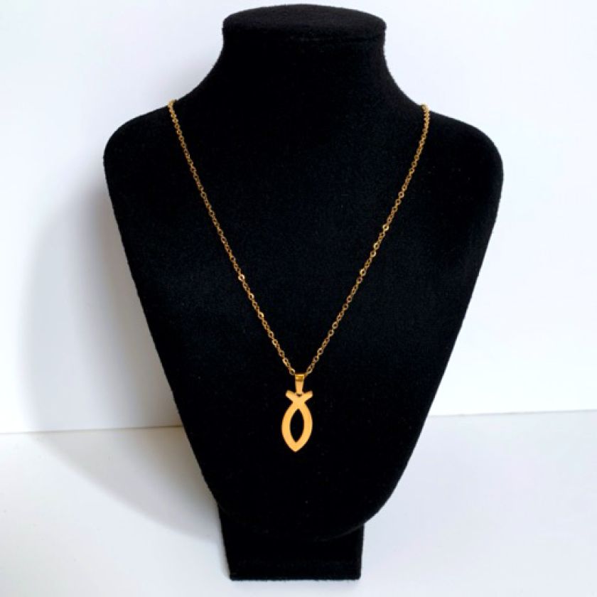 MA47007 - Ketting Ichtus Visje - Goud