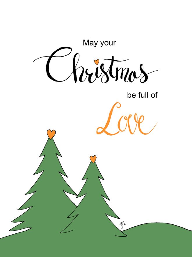 MA41315 - Kerstkaart Henrike 'May your Christmas be full of Love'