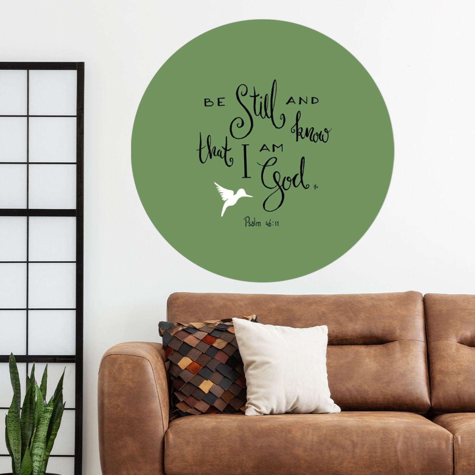 MA39454 Muurcirkel 'Be still and know' - 100 cm