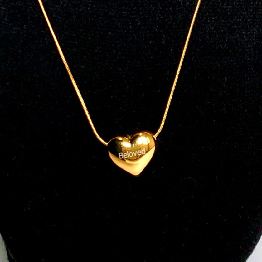 MA47009 - Ketting Hanger Beloved - Goud