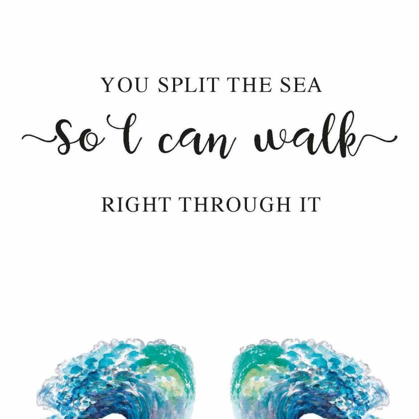 Kaart 'You split the sea' - MA25042 -  Beautiful Day bij MajesticAlly